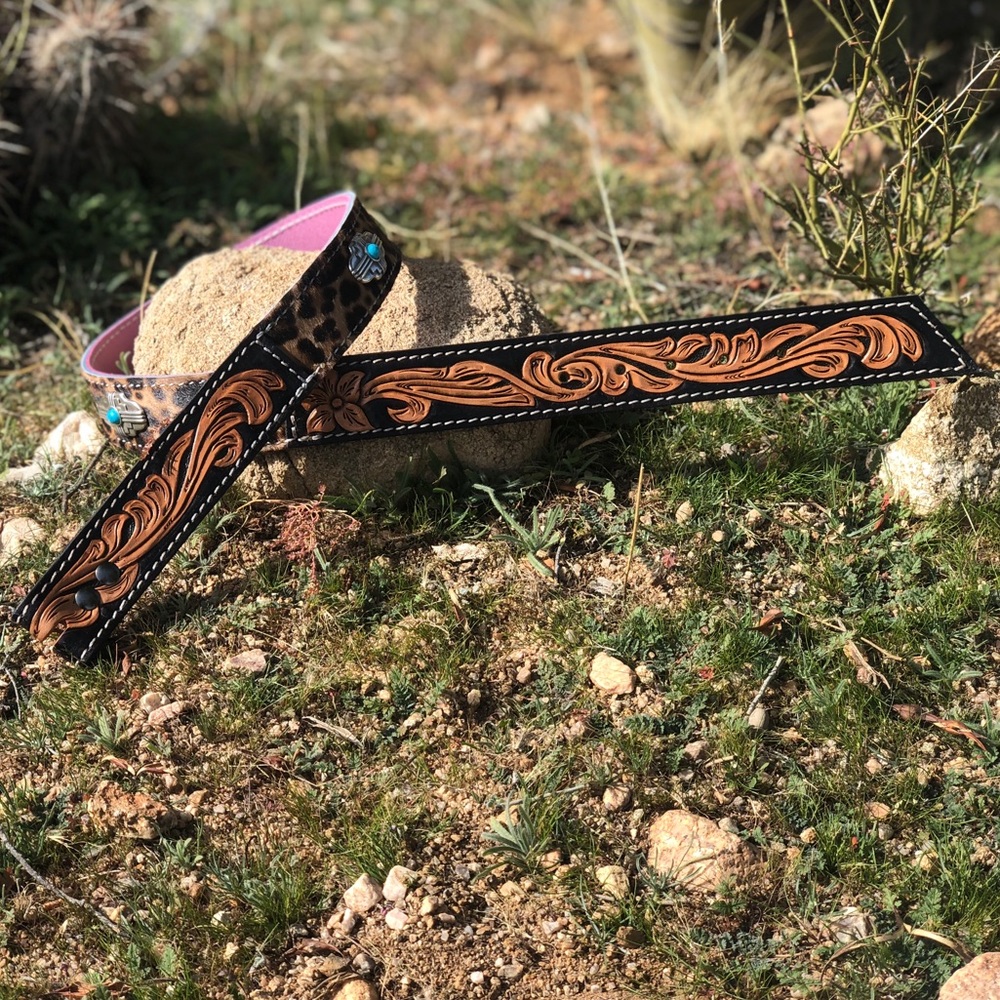 Leather belt